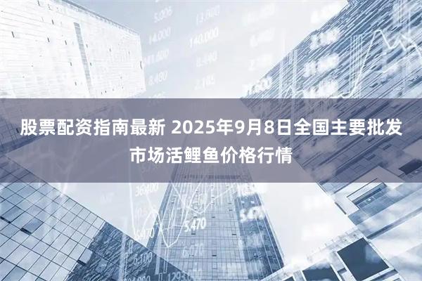 股票配资指南最新 2025年9月8日全国主要批发市场活鲤鱼价格行情